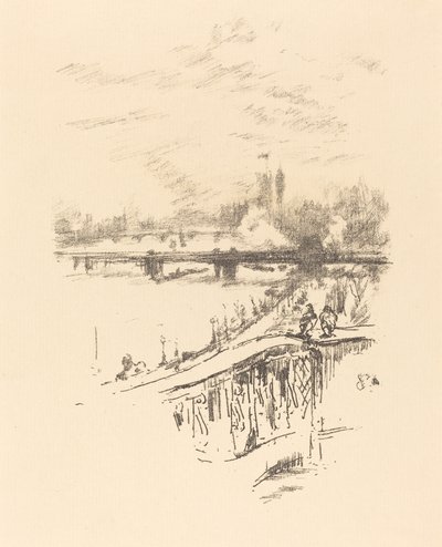 萨沃伊鸽子，1896年。 作者 詹姆斯·阿博特·麦克尼尔·惠斯勒