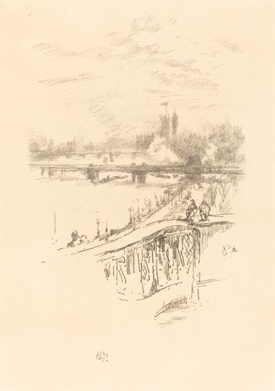 萨沃伊鸽子，1896年。 作者 詹姆斯·阿博特·麦克尼尔·惠斯勒