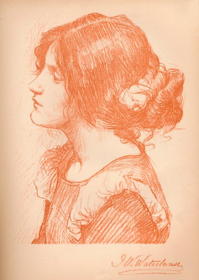 女人的素描c1885，1896 作者 詹姆斯·阿博特·麦克尼尔·惠斯勒