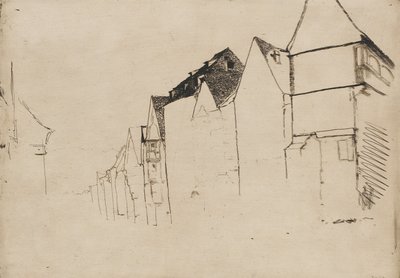 房屋草图，1858年。 作者 詹姆斯·阿博特·麦克尼尔·惠斯勒