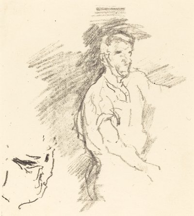铁匠的素描，1895年。 作者 詹姆斯·阿博特·麦克尼尔·惠斯勒