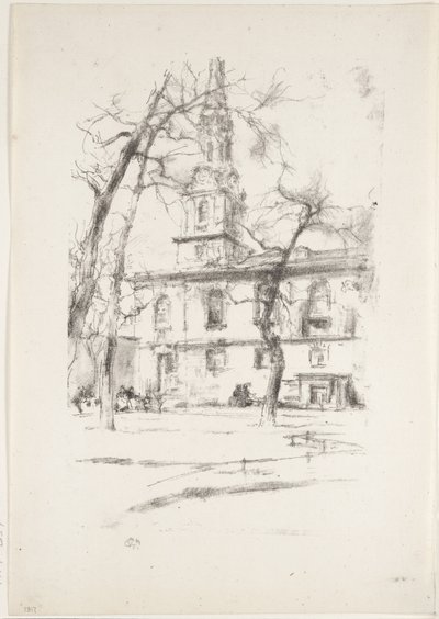 田野圣吉尔斯，1896年 作者 詹姆斯·阿博特·麦克尼尔·惠斯勒