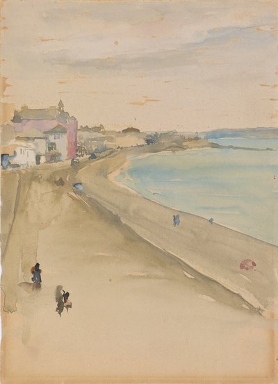 圣伊夫：康沃尔，1883-1884。 作者 詹姆斯·阿博特·麦克尼尔·惠斯勒