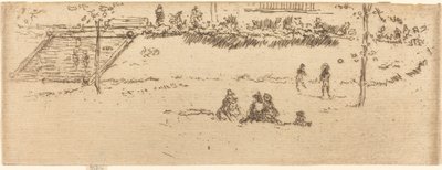 阶梯，格雷旅馆，约1886-1888年。 作者 詹姆斯·阿博特·麦克尼尔·惠斯勒