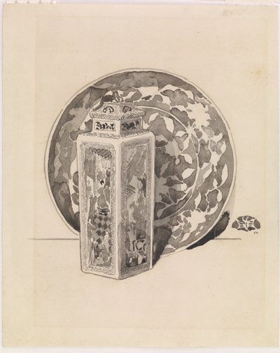 静物，1876年。 作者 詹姆斯·阿博特·麦克尼尔·惠斯勒