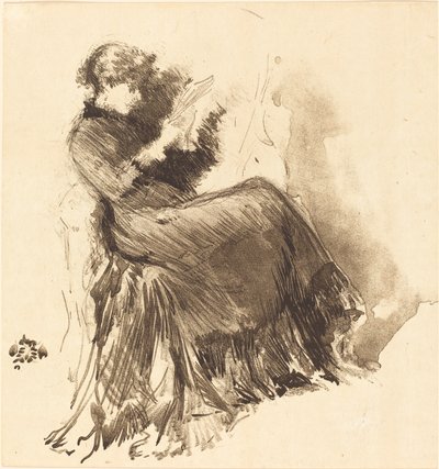 研究，1878年。 作者 詹姆斯·阿博特·麦克尼尔·惠斯勒