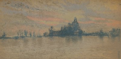 日落：威尼斯，c1880 1903-1904 作者 詹姆斯·阿博特·麦克尼尔·惠斯勒