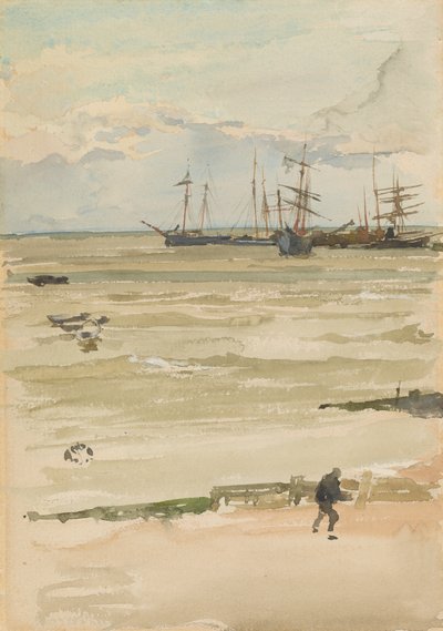 The Anchorage, 1882-1884. 作者 詹姆斯·阿博特·麦克尼尔·惠斯勒