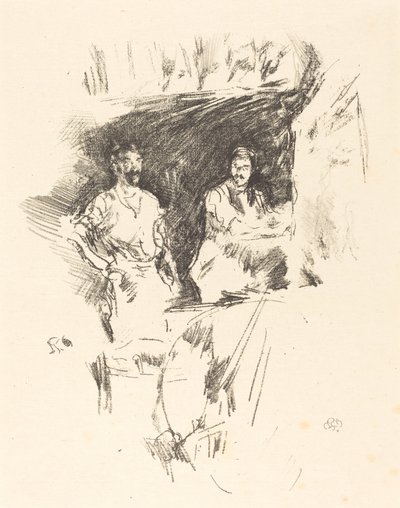兄弟们，18951896年。 作者 詹姆斯·阿博特·麦克尼尔·惠斯勒