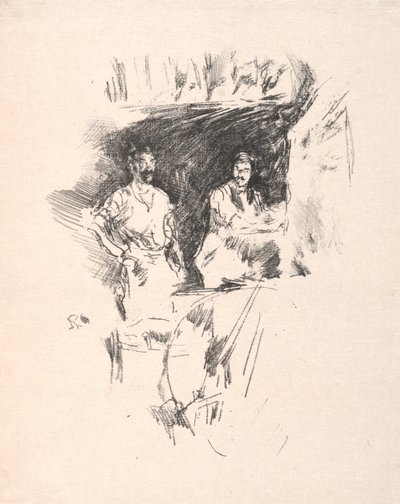 兄弟，1895年。 作者 詹姆斯·阿博特·麦克尼尔·惠斯勒