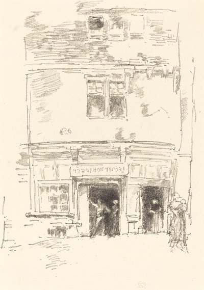 制钟师》，Paimpol，1893年。 作者 詹姆斯·阿博特·麦克尼尔·惠斯勒