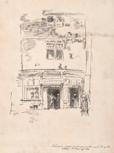 钟表匠，Paimpol，1893年。 作者 詹姆斯·阿博特·麦克尼尔·惠斯勒