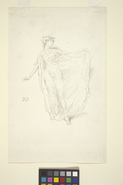 舞女（转移石版画） 作者 詹姆斯·阿博特·麦克尼尔·惠斯勒