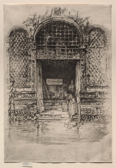 门道，1880年。 作者 詹姆斯·阿博特·麦克尼尔·惠斯勒