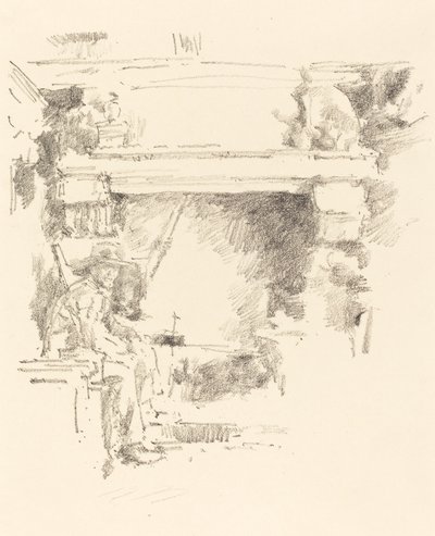 壁炉》，1893年。 作者 詹姆斯·阿博特·麦克尼尔·惠斯勒