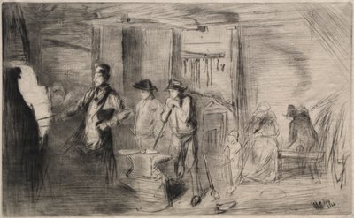 The Forge，1866年。 作者 詹姆斯·阿博特·麦克尼尔·惠斯勒