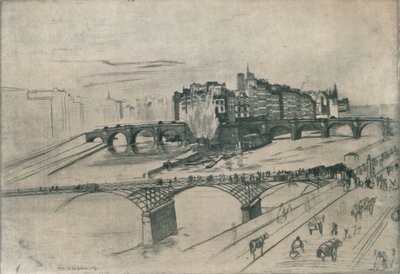 援引岛，巴黎，1859年，1904年 作者 詹姆斯·阿博特·麦克尼尔·惠斯勒