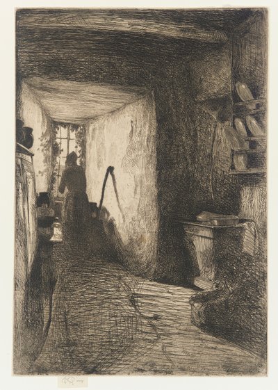 厨房》，1858年。 作者 詹姆斯·阿博特·麦克尼尔·惠斯勒