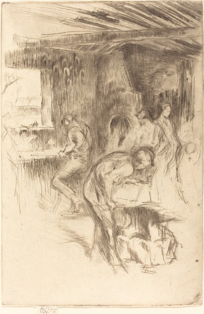 小锻造厂，1875年。 作者 詹姆斯·阿博特·麦克尼尔·惠斯勒