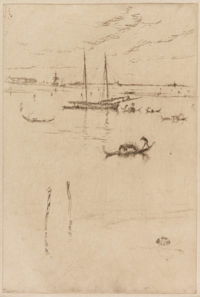小泻湖，1879-1880。 作者 詹姆斯·阿博特·麦克尼尔·惠斯勒