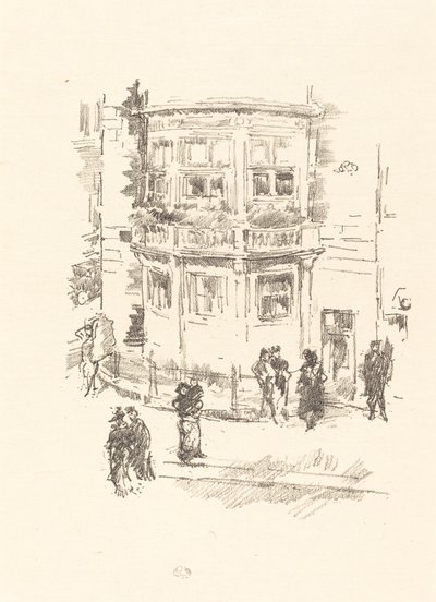 经理的窗口》，Gaiety剧院，1896年。 作者 詹姆斯·阿博特·麦克尼尔·惠斯勒