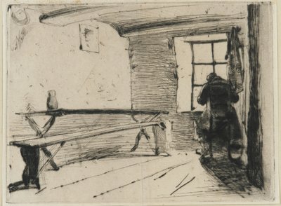 吝啬鬼》，1858-1859。 作者 詹姆斯·阿博特·麦克尼尔·惠斯勒