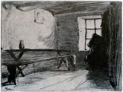 The Miser，c1851 1904年。 作者 詹姆斯·阿博特·麦克尼尔·惠斯勒