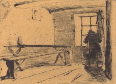 吝啬鬼》，约1861年。 作者 詹姆斯·阿博特·麦克尼尔·惠斯勒