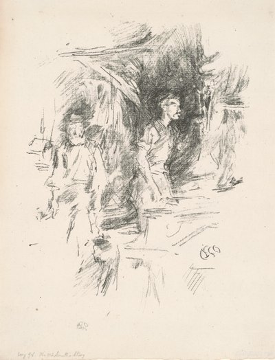 老史密斯的故事》，1895年。 作者 詹姆斯·阿博特·麦克尼尔·惠斯勒