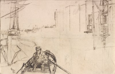 游泳池》，1859年。 作者 詹姆斯·阿博特·麦克尼尔·惠斯勒
