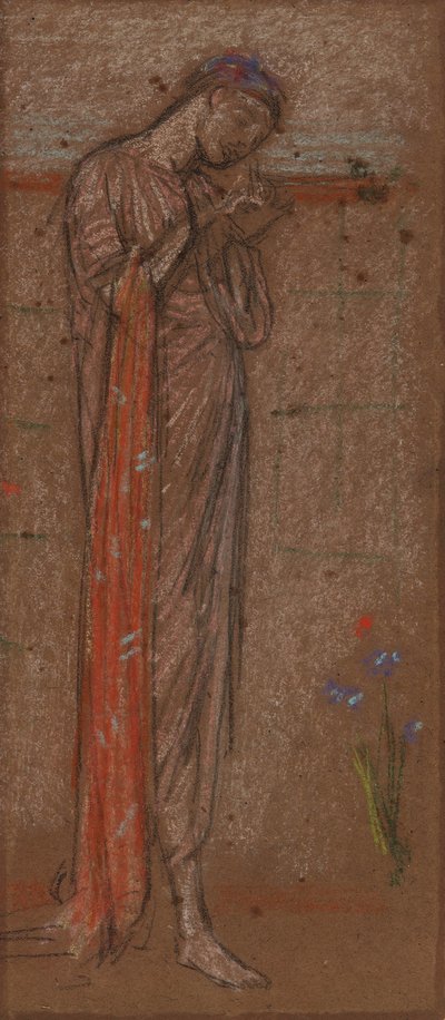 紫色鸢尾花，18711872。 作者 詹姆斯·阿博特·麦克尼尔·惠斯勒