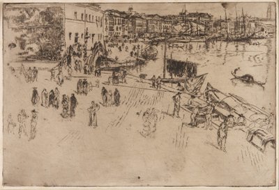 里瓦号，1879-1880。 作者 詹姆斯·阿博特·麦克尼尔·惠斯勒