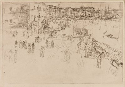 里瓦号，1879-1880。 作者 詹姆斯·阿博特·麦克尼尔·惠斯勒
