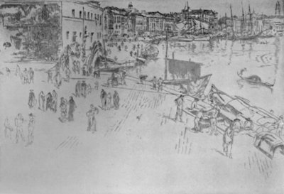 里瓦1号，1879-1880，1925年。 作者 詹姆斯·阿博特·麦克尼尔·惠斯勒