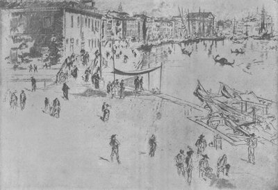里瓦（Riva），第二，c1880，1904年 作者 詹姆斯·阿博特·麦克尼尔·惠斯勒