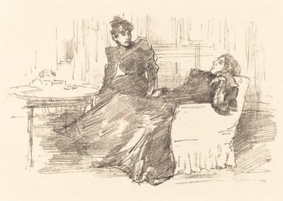 姐妹们，18941895。 作者 詹姆斯·阿博特·麦克尼尔·惠斯勒
