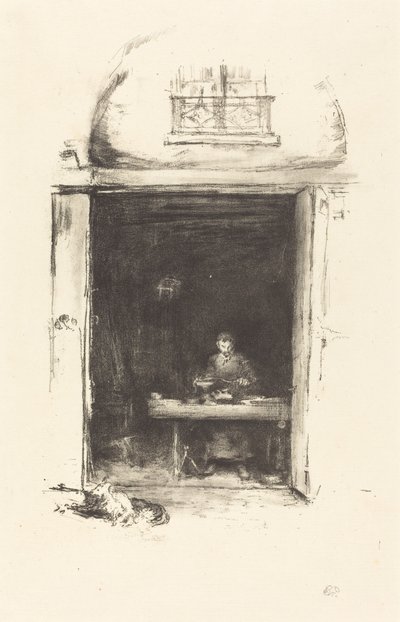 史密斯，《龙的传人》，1894年。 作者 詹姆斯·阿博特·麦克尼尔·惠斯勒