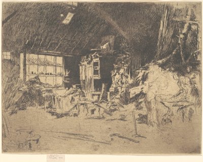 铁匠铺》，1880年。 作者 詹姆斯·阿博特·麦克尼尔·惠斯勒