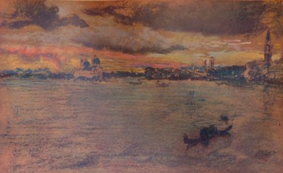 1880年，1904年，日落，暴风雨 作者 詹姆斯·阿博特·麦克尼尔·惠斯勒