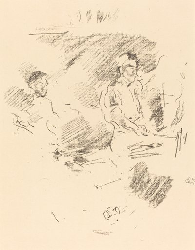 强壮的手臂》，1895年。 作者 詹姆斯·阿博特·麦克尼尔·惠斯勒