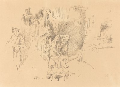 阳光铁匠铺》，1895年。 作者 詹姆斯·阿博特·麦克尼尔·惠斯勒