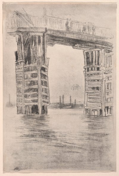 高桥，1878年。 作者 詹姆斯·阿博特·麦克尼尔·惠斯勒