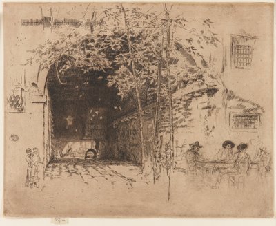 渡口》，第2期，1879-1880。 作者 詹姆斯·阿博特·麦克尼尔·惠斯勒