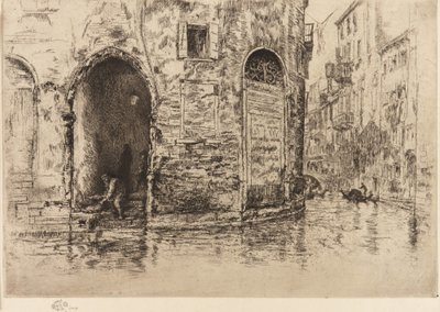 两道门》，1879-1880。 作者 詹姆斯·阿博特·麦克尼尔·惠斯勒