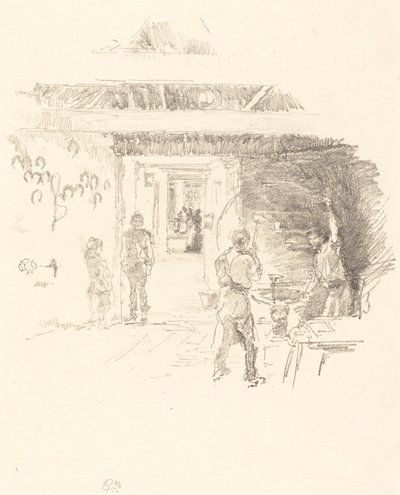 轮胎工匠》，1890年。 作者 詹姆斯·阿博特·麦克尼尔·惠斯勒