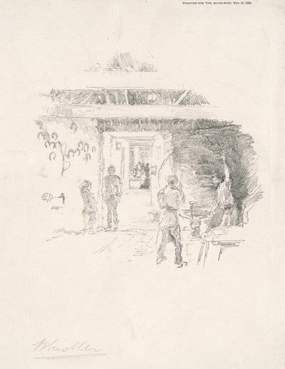 轮胎工匠》，1890年。 作者 詹姆斯·阿博特·麦克尼尔·惠斯勒