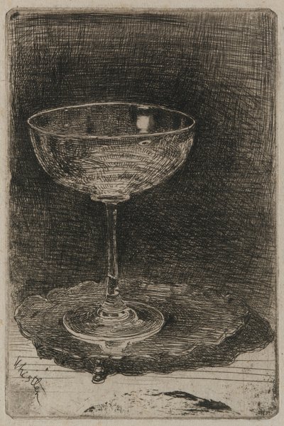 酒杯》，1858年。 作者 詹姆斯·阿博特·麦克尼尔·惠斯勒