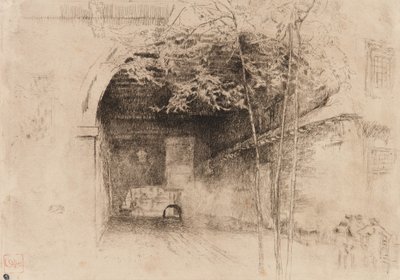 Traghetto, 1879-1880. 作者 詹姆斯·阿博特·麦克尼尔·惠斯勒