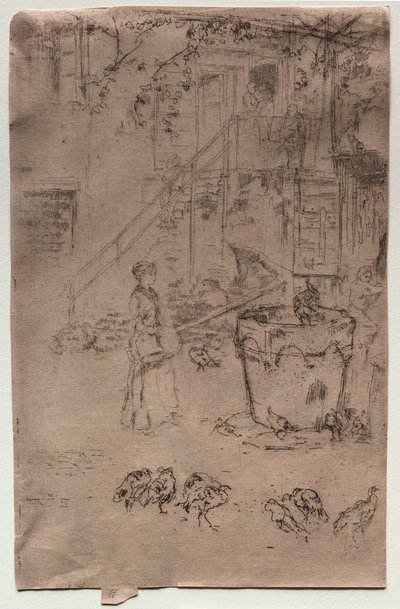 土耳其，1886年。 作者 詹姆斯·阿博特·麦克尼尔·惠斯勒