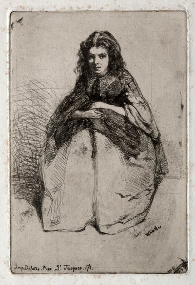 大自然的十二刻画：富美特，1858年。 作者 詹姆斯·阿博特·麦克尼尔·惠斯勒
